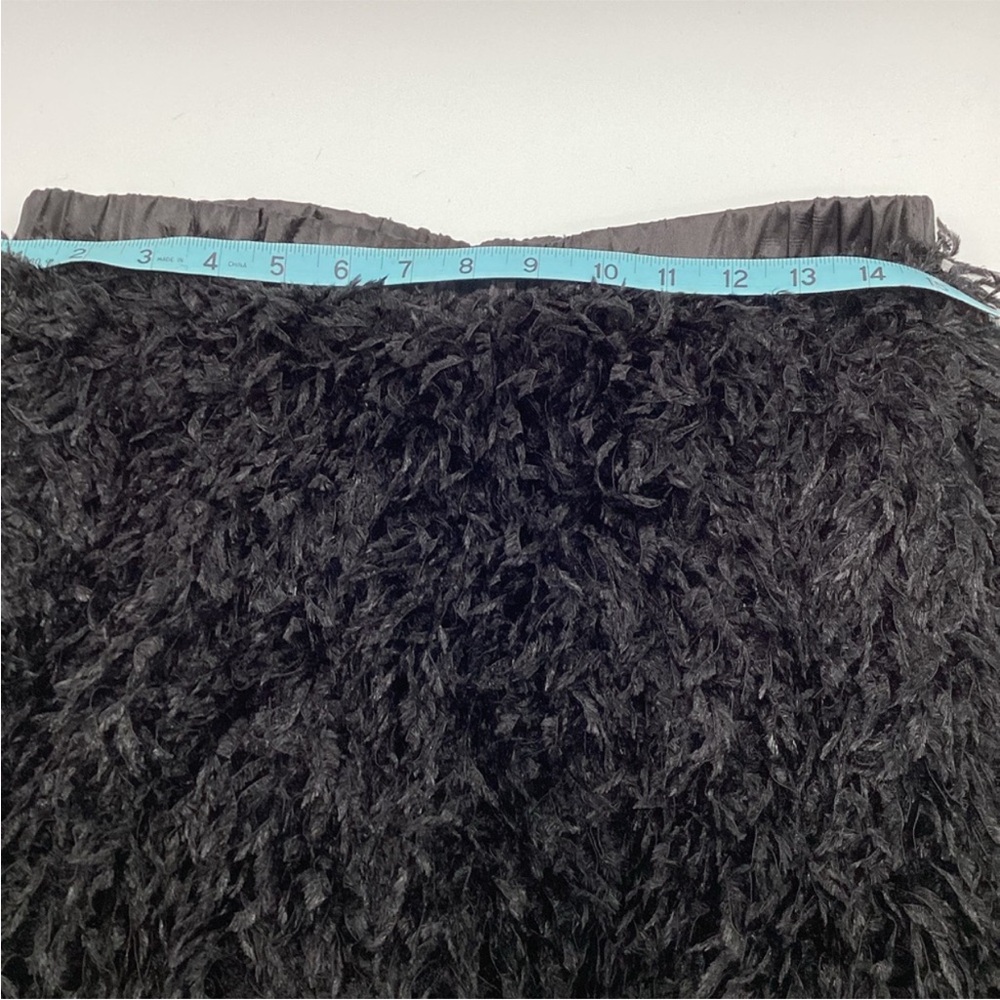 ANTHROPOLOGIE Sunday in Brooklyn Chantal Feathered Black Skirt - Picture 8 of 11